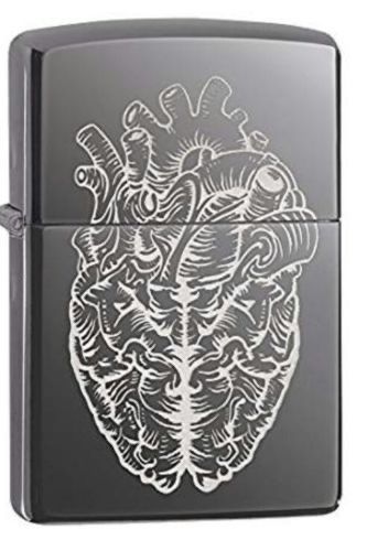 Zippo Accendini: Zippo Heart & Brain – Nuovo e nell'imballaggio originale da Zürich venduto da SWISSlighter