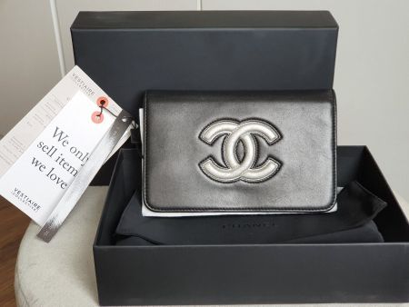 AKTION: CHANEL Black CC Wallet on Chain