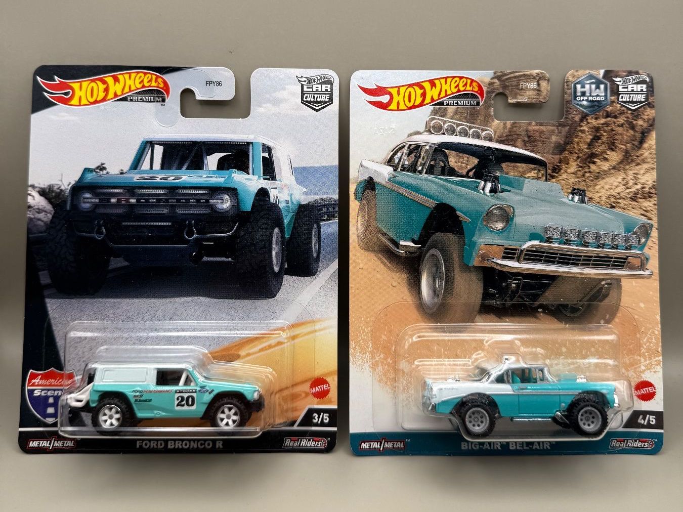 Hot Wheels Modellini d'auto: 2x HOT WHEELS PREMIUM OVP – Nuovo e nell'imballaggio originale da Münsingen venduto da bagose5
