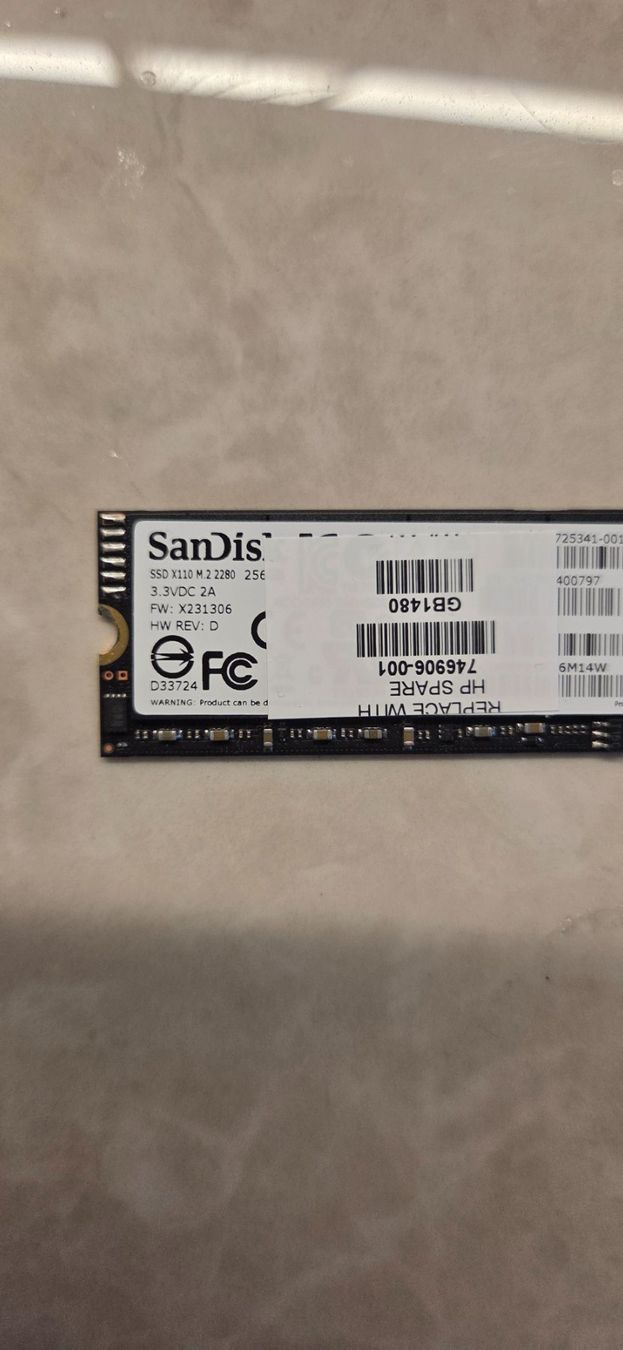 Sandisk Disques durs: San Disk 256GB m.2 SSD – D'occasion à Zihlschlacht par vogelgrip 1