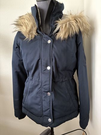 Hollister blaue Daunenjacke Frau Gr. M