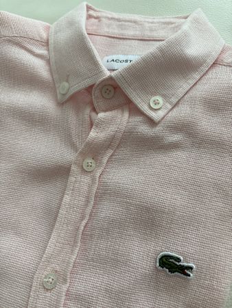 Lacoste Hemd, Grösse S, rosa, Sommerhemd, Top Zustand!