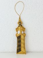 Big Ben London Weihnachtsbaumschmuck, Gold