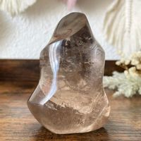 ✲ Rauchquarz Flamme ✲ 296g / 85mm Smokey Quartz Freeform