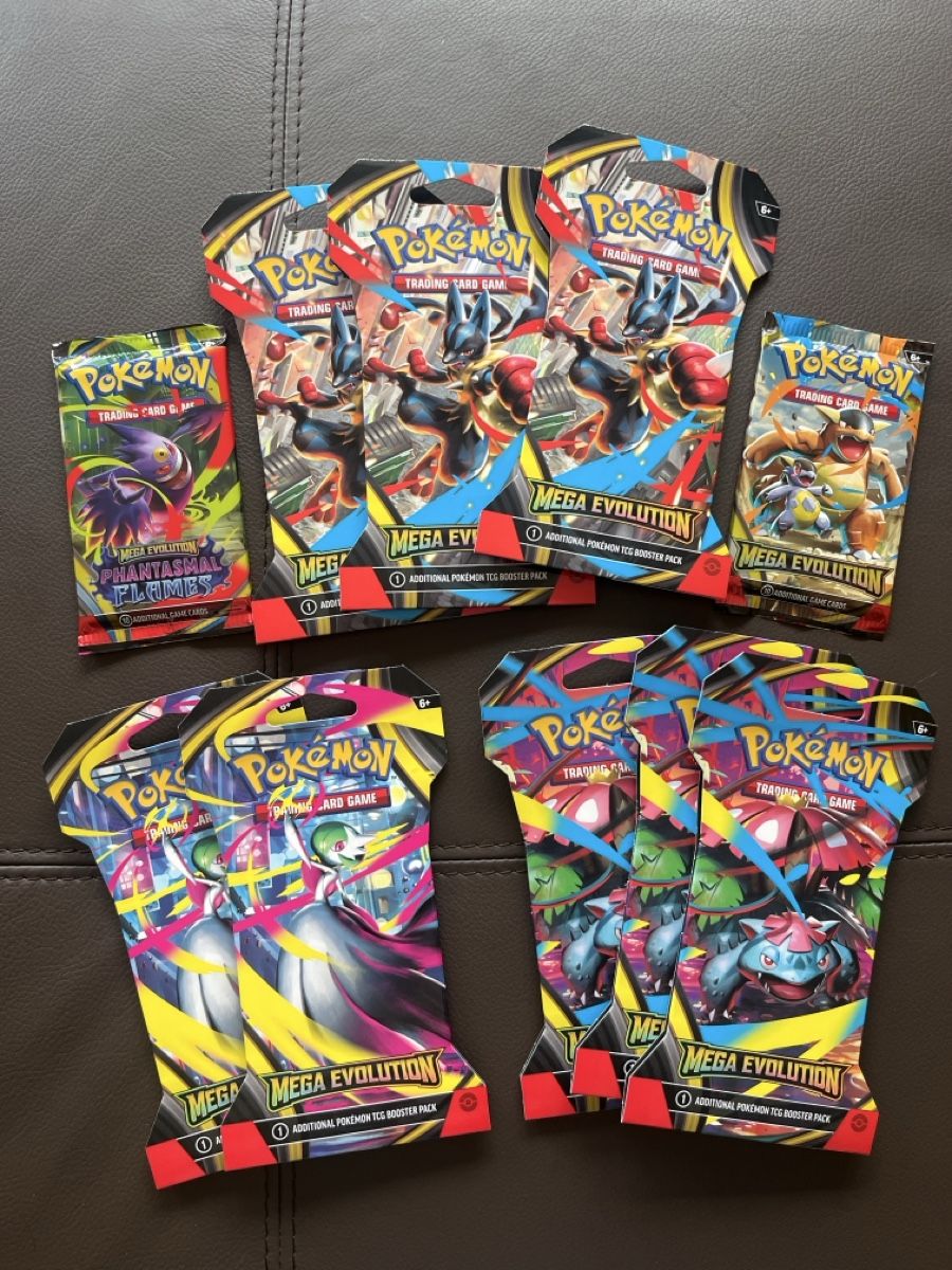 Pokémon Carte collezionabili: Pokémon Karten 9 Booster Packs Neu Mega Evolution – Nuovo (secondo la descrizione) da Au ZH venduto da curio.concept