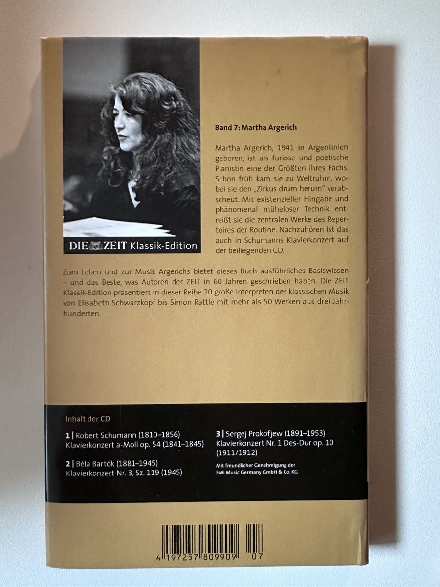 Libri: Martha Argerich: Pianist - Buch & CD, DIE ZEIT – Nuovo (secondo la descrizione) da Zofingen venduto da SwissMercator 1