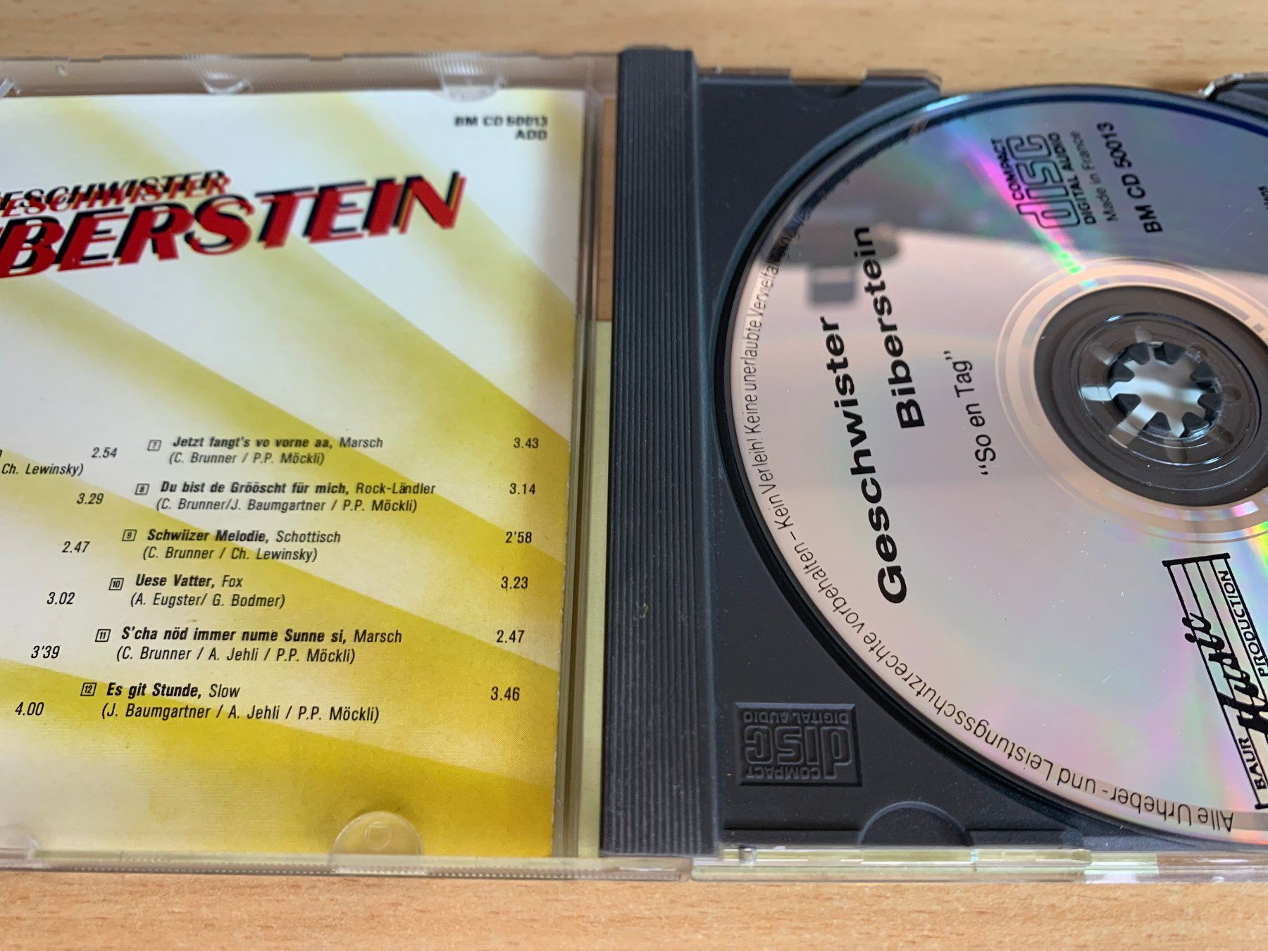 CD: Geschwister Biberstein – So En Tag – Usato da Rikon im Tösstal venduto da Alpenmutz 2