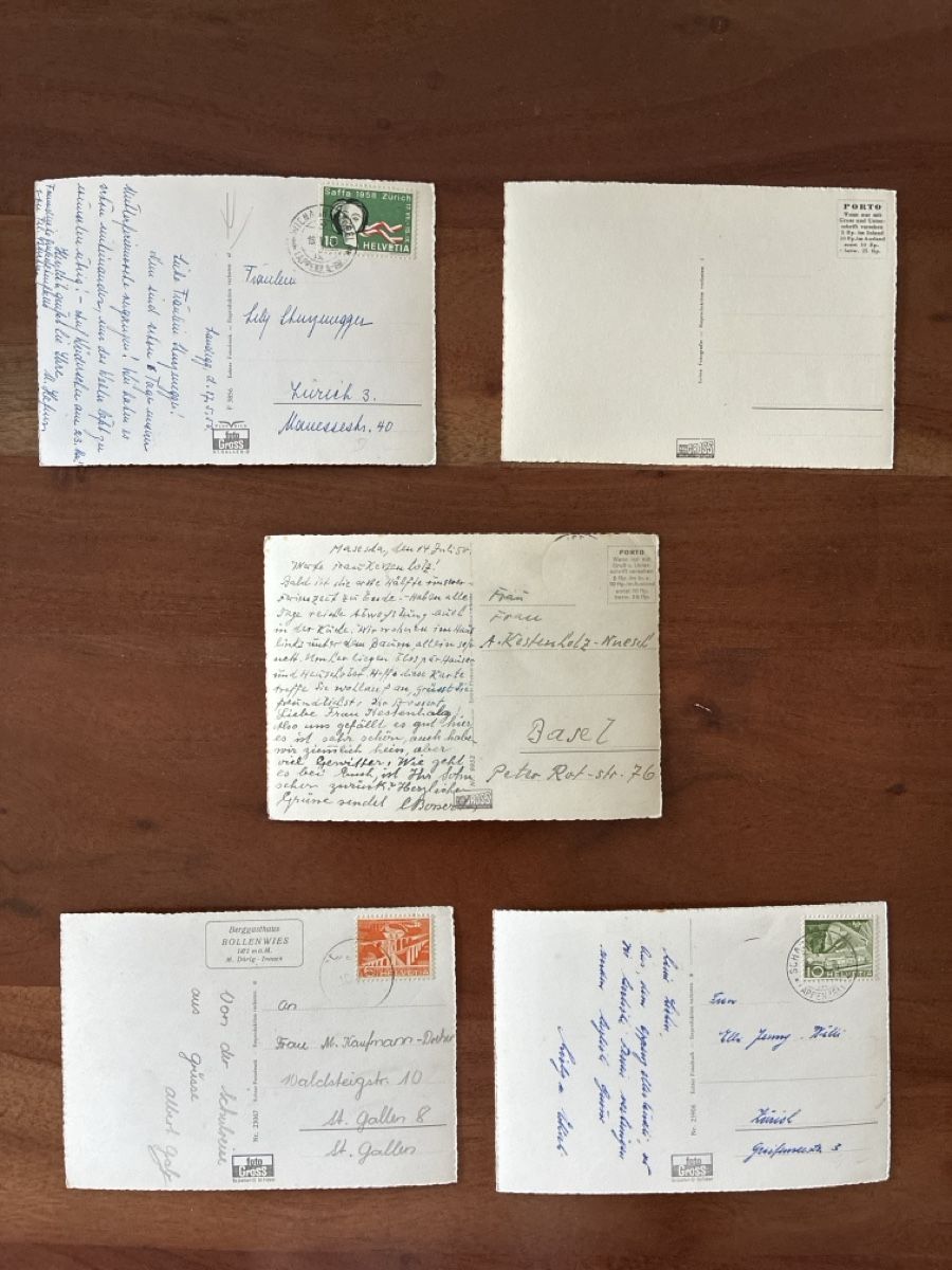 Cartoline postali: 10 Ansichtskarten Schweiz Panoramakarten Appenzell diverse  – Usato da Oftringen venduto da Cla.vD.74 4