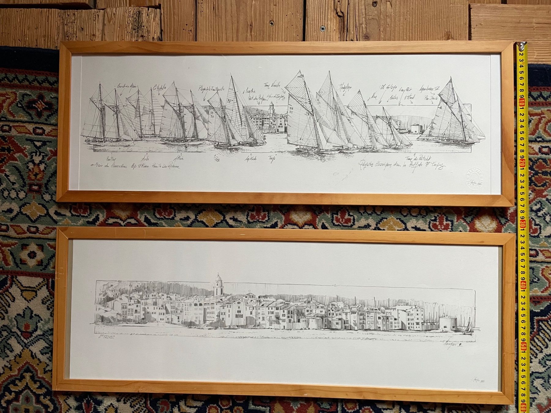 Foto & Immagini: 2 Originale Kunstdrucke St. Tropez, signed by the artist. – Usato da Ebikon venduto da sutski123 3