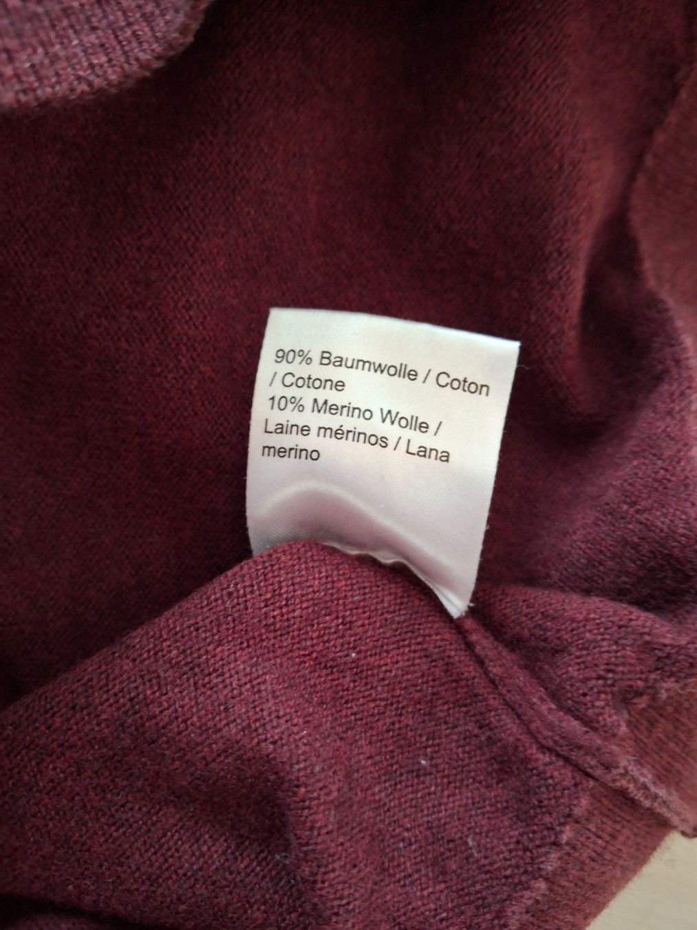 Maglioni & Felpe: Sergio Pullover, bordeaux, Grösse M, mit Merinowolle – Usato da Walterswil SO venduto da mel_5b2h 2