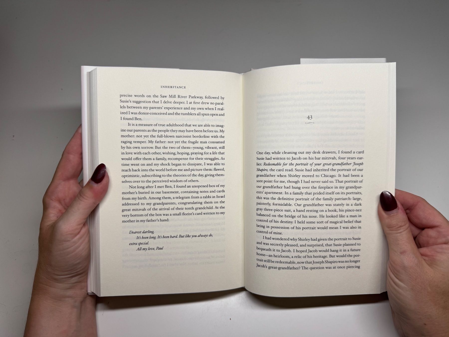 Libri: NOVEL: Dani Shapiro, Inheritance – Usato da Grosswangen venduto da English_books 7