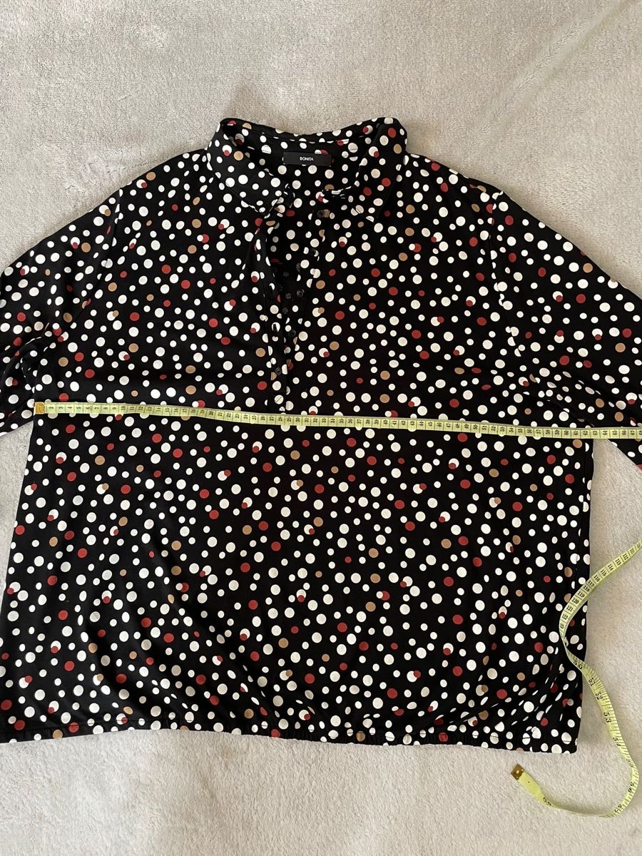 Bonita Camicette: Chemisier à pois Bonita, taille XXL, coton – Nuovo (secondo la descrizione) da Vuippens venduto da ale_6gkb 1