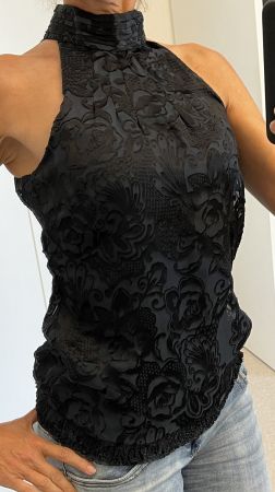 Top Bluse Shirt Mexx S, schwarz