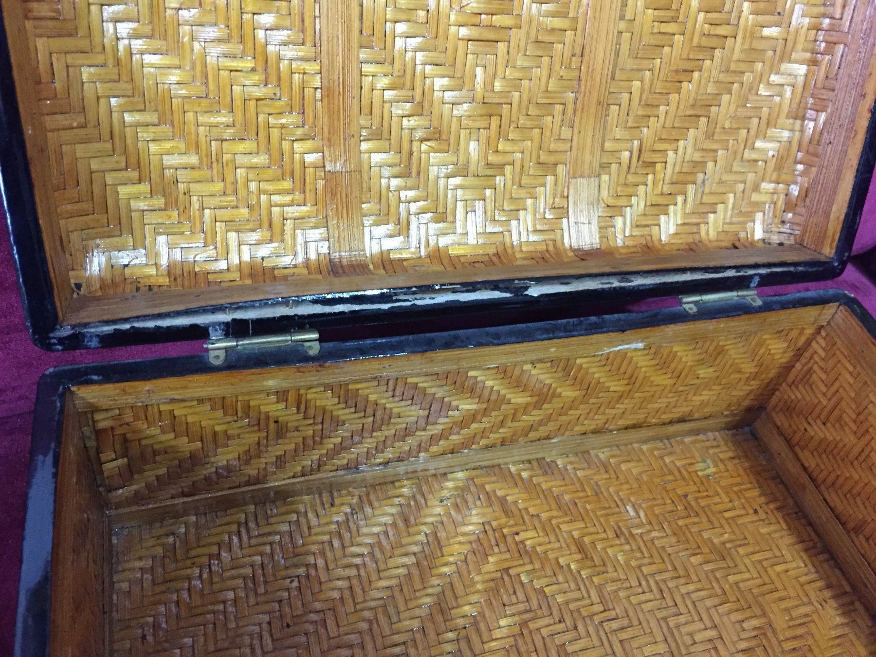Valigie: Vintage Seltenes Korbtruhe Korbkoffer – Usato da Schaffhausen venduto da vintageville 6