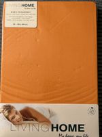 Mako-Feinjersey Fixleintuch Orange 90-100x200cm Neu OVP
