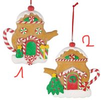 Baumschmuck Lebkuchen Weihnachts Teekannen 12cm