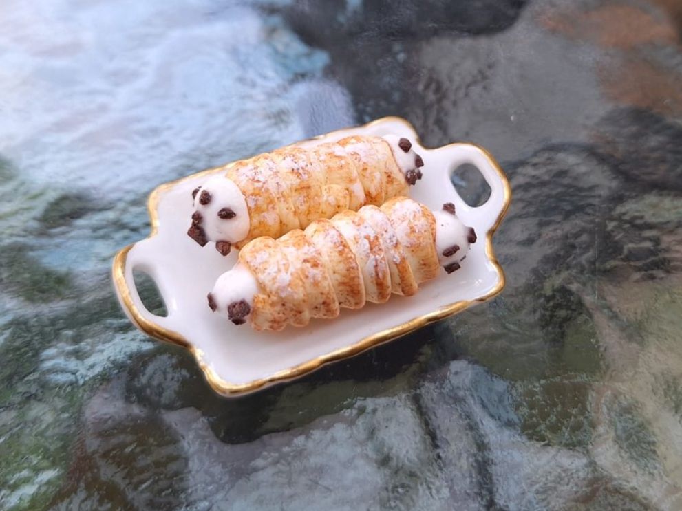 Case e mobili per bambole: Handmade Dessert Gebäck – Nuovo (secondo la descrizione) da Zürich venduto da HandmadeTinyFood