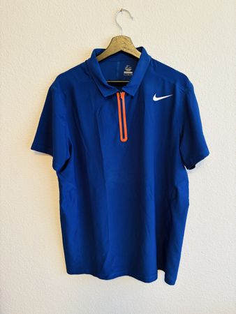 Nike Dri-FIT Poloshirt, Herren, Blau, Grösse L