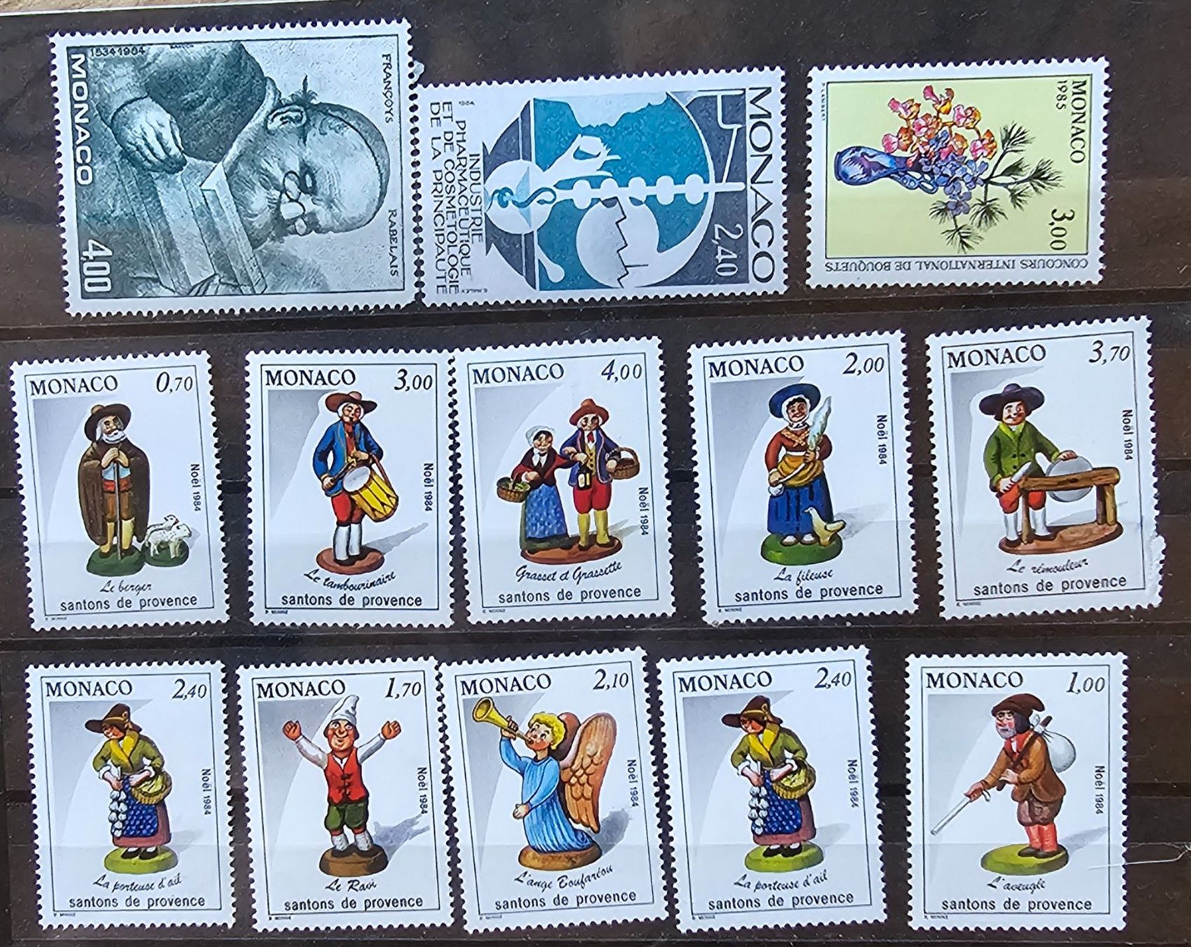 Alle Briefmarken: MONACO timbres neufs ** 1984-85 – Neu (gemäss Beschreibung) aus Les Valettes von Nuba1