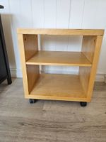Rollcontainer Holz hell 2 Tablare guter Zustand