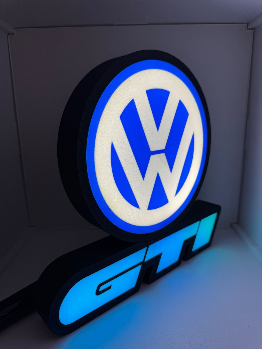 Lampen: Lightbox lumière led VW GTI RGB – Neu (gemäss Beschreibung) aus Vicques von PAMB3D 7