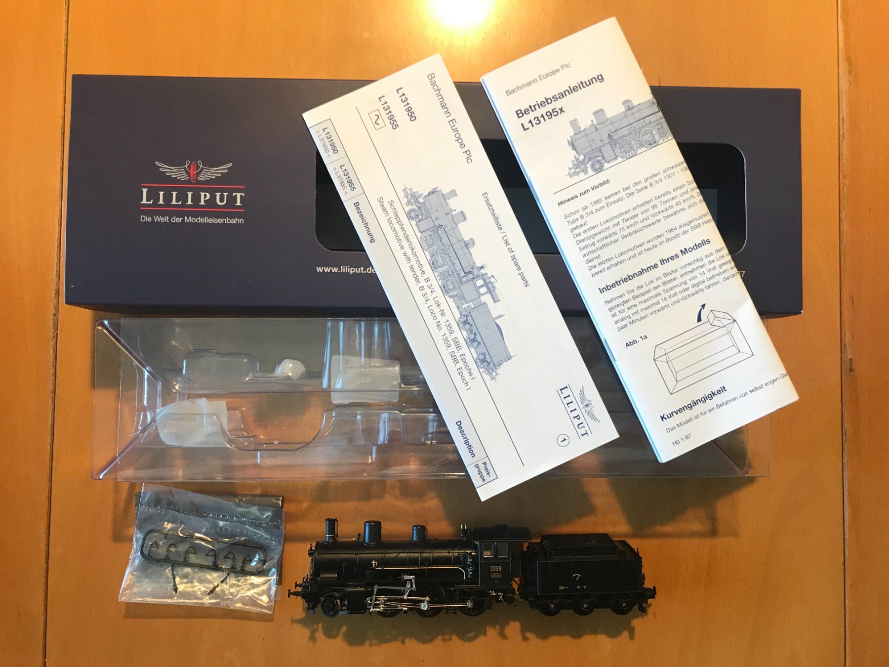 Liliput Modellini di ferrovie: Liliput SBB Dampflokomotive B 3/4 – Usato da Luzern venduto da mey_s13 1