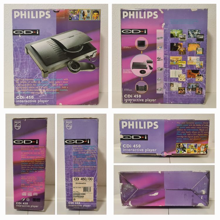 Console Philips CD-i 450 – Dans Sa Boîte, Occasion, Fonctionnelle