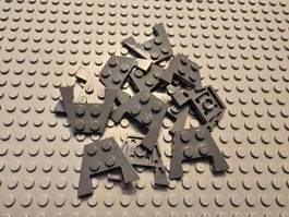 Lego 12x Platte 3x4 (90194) dunkelgrau