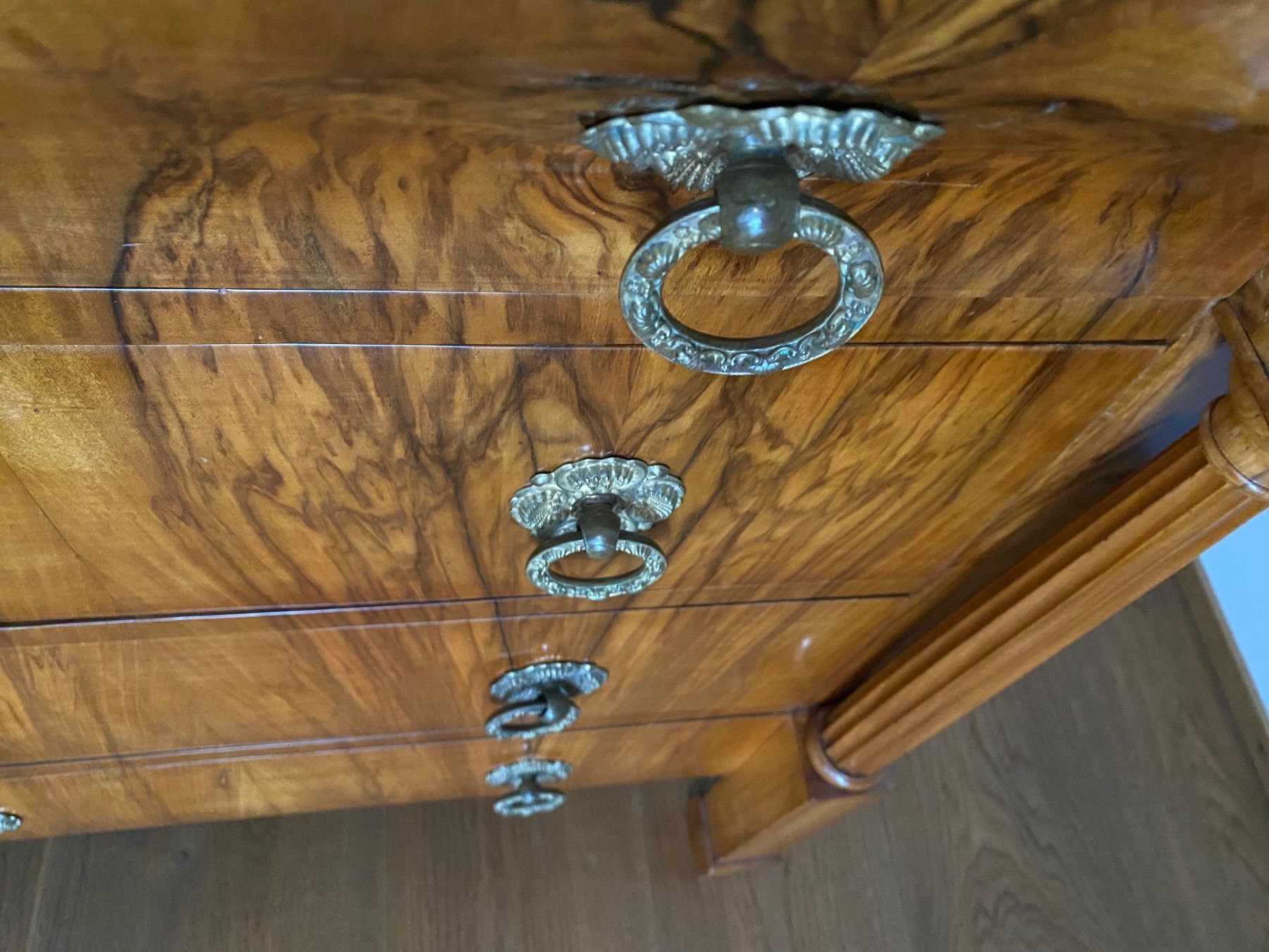 Credenze: Biedermeier Kommode ca. 1820-1825 – Usato da Heiligkreuz (Mels) venduto da Oldtimerfan03 2