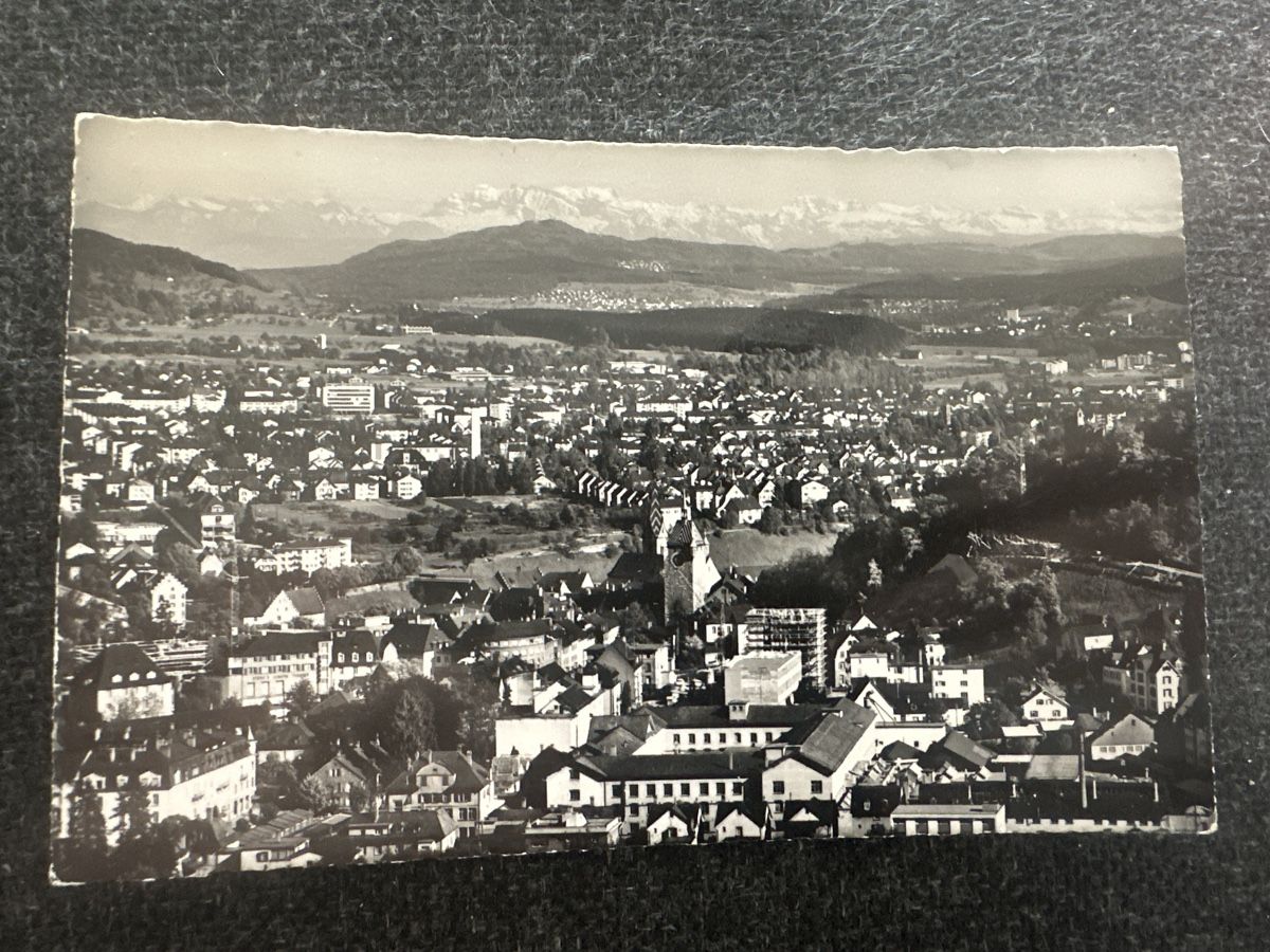 Cartoline postali: Baden & Wettingen cá. 1960 – Usato da Wettingen venduto da OttoNeuerName