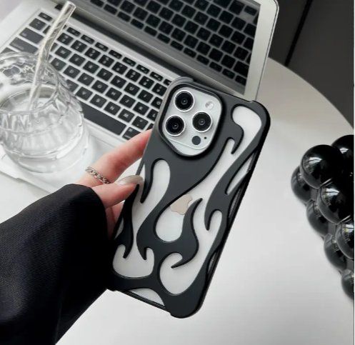CHBSHENG Handyhülle Für IPhone 13 Pro – Straßen-/Sport-Design, Stoßfest, TPU, Schlank, Schwarz
