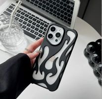 Coole Handyhülle iPhone 15, Flammen Design Hülle ...