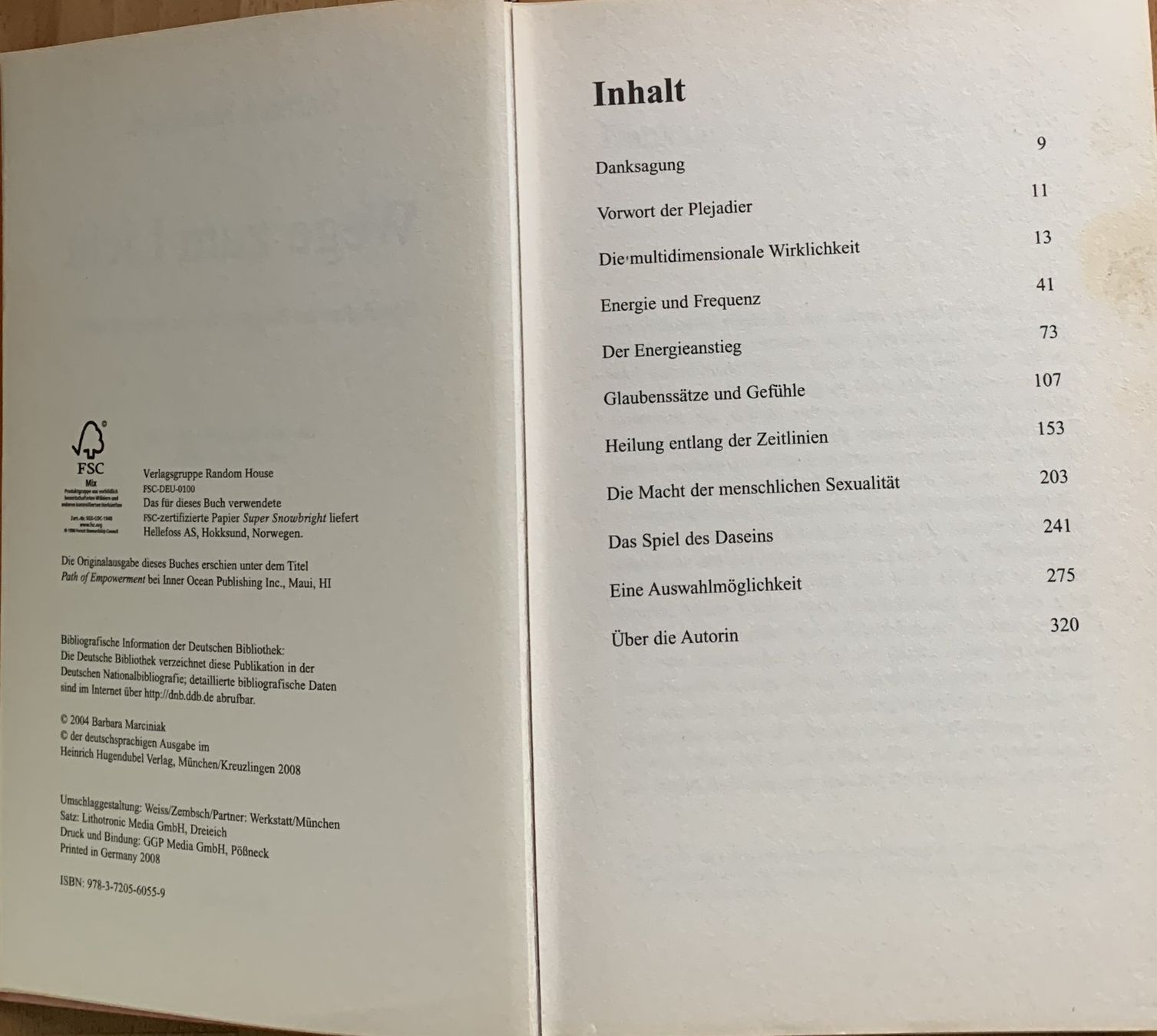 Libri: Buch BARBARA MARCINIAK - WEGE ZUM LICHT – Usato da Birsfelden venduto da Emporio82 3