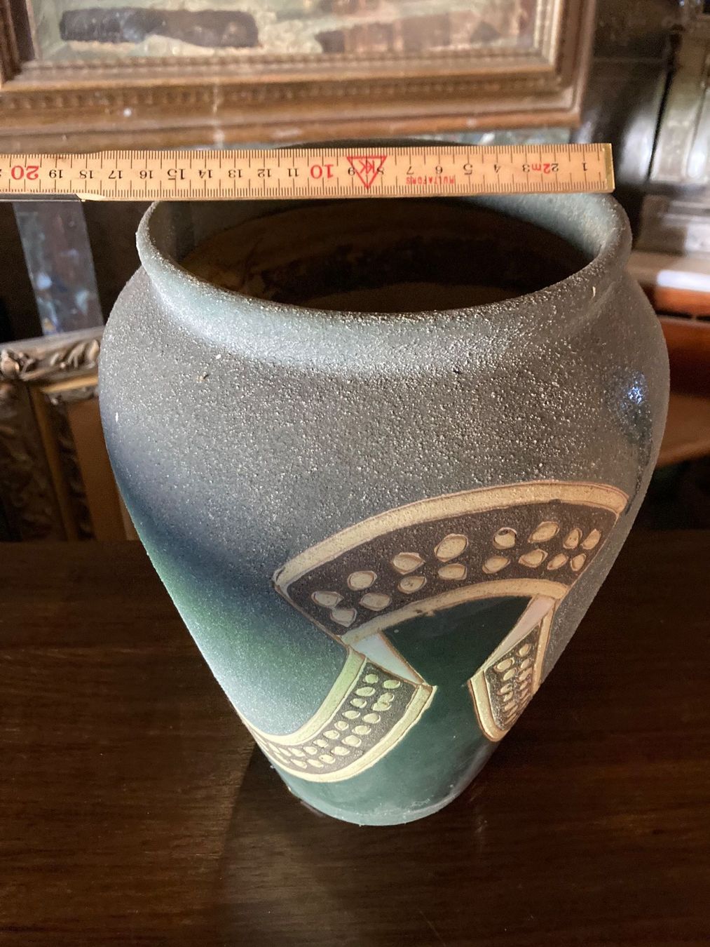 Vasi & Recipienti: Grand vase vintage vert grüne – Usato da St-Cierges venduto da LeRegain 6