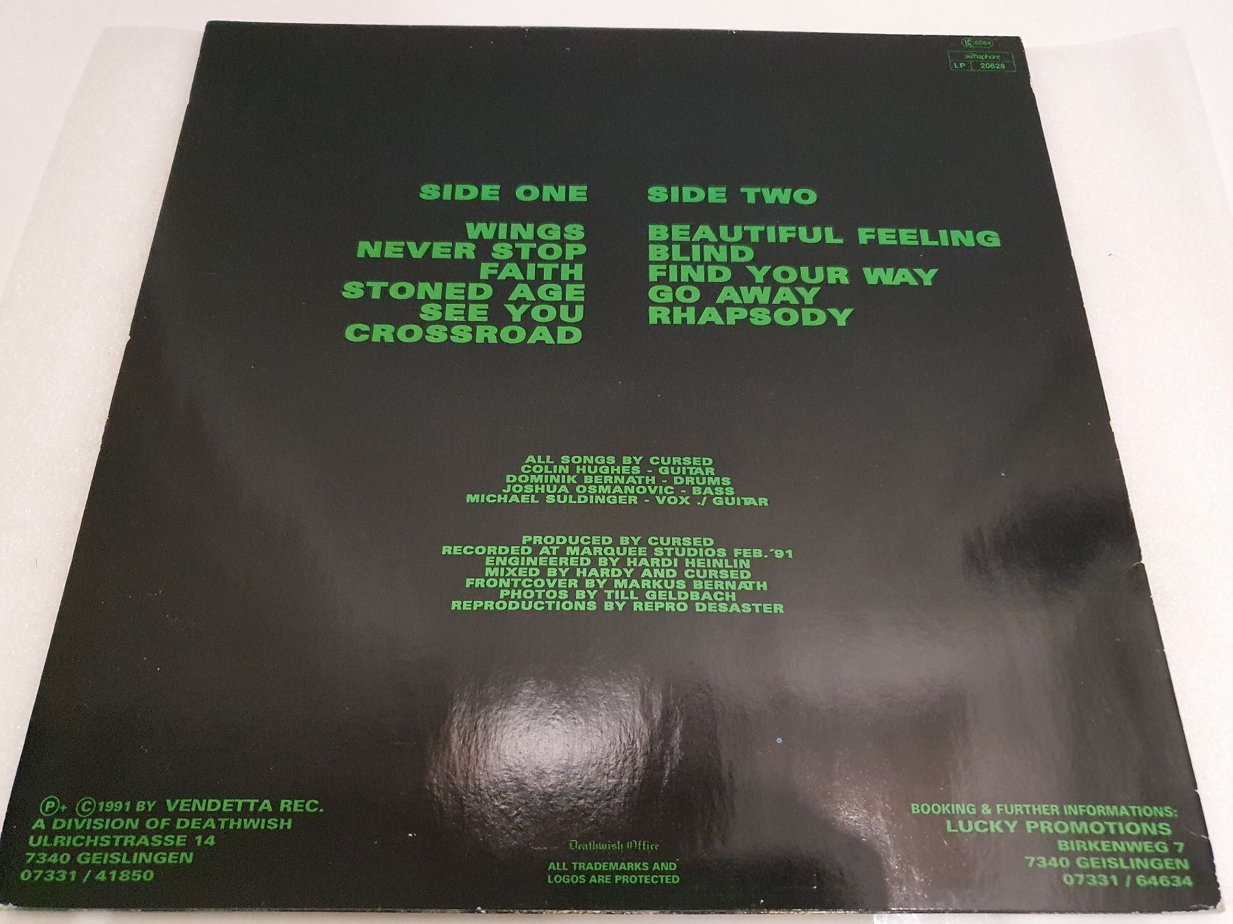 Dischi in vinile: Cursed – Rhapsody – Usato da Uster venduto da Vinyl-Leidenschaft 1