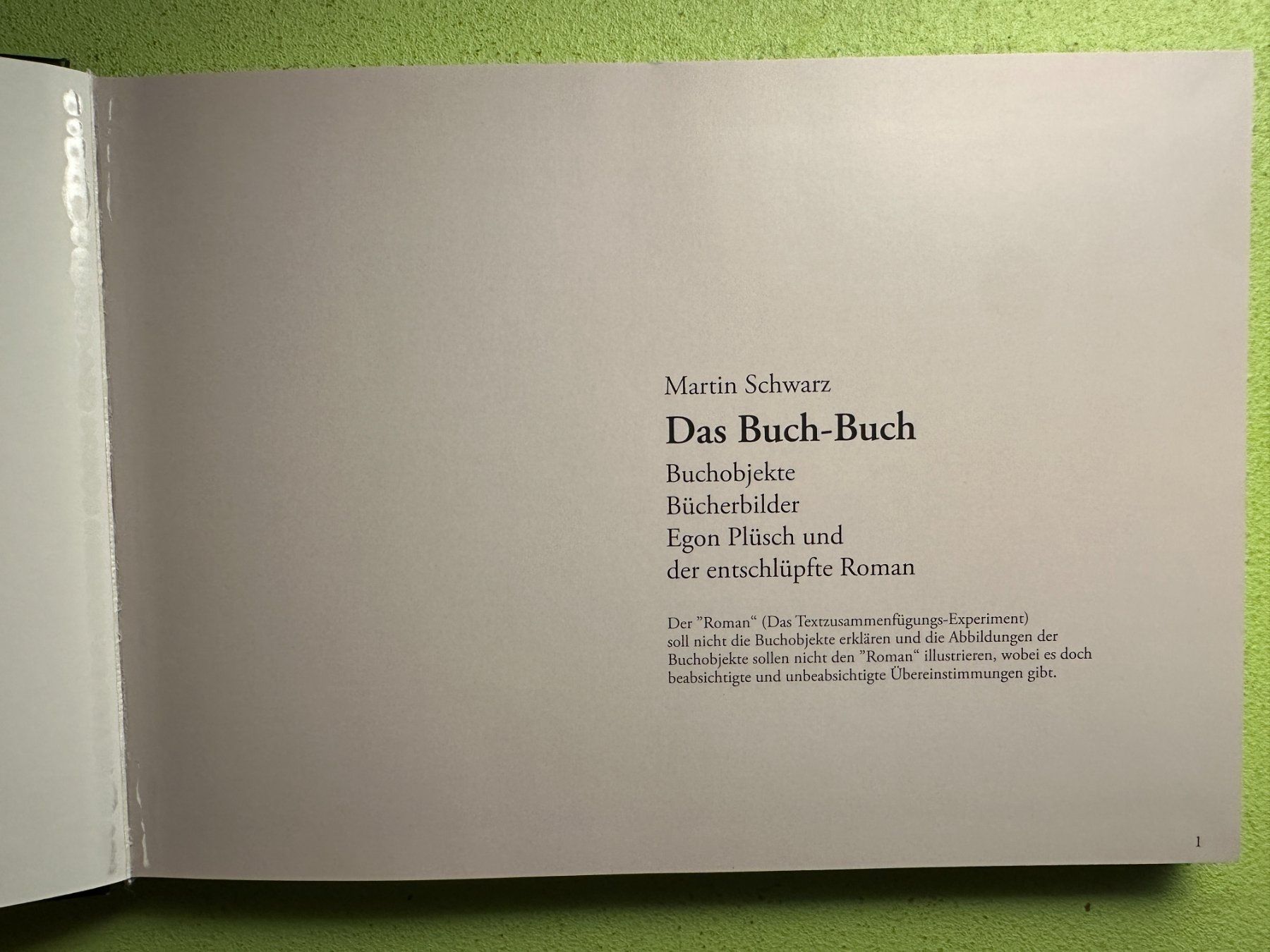 Libri: Martin Schwarz: Das Buch-Buch. – Usato da Zürich venduto da allp 1