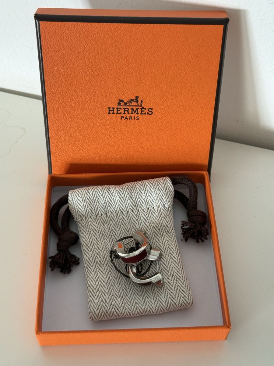 Hermès Orecchini pendenti & Orecchini a lobo: Orig. Hermes Jockette Ohrringe Np1050.-  – Usato da Wallisellen venduto da Aboutfashion