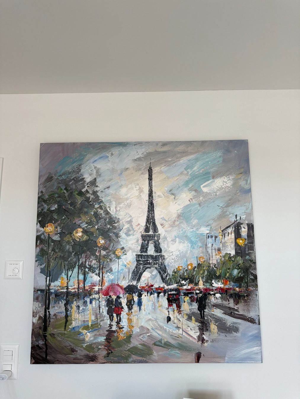 Dipinti: Gemälde Paris Eiffelturm, Kunst, Ölbild, handgemalt – Usato da Buchs AG venduto da NovidarteAG 1