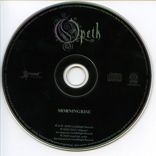 CDs: Opeth – Morningrise – D'occasion à Gingins par Demonseed 2