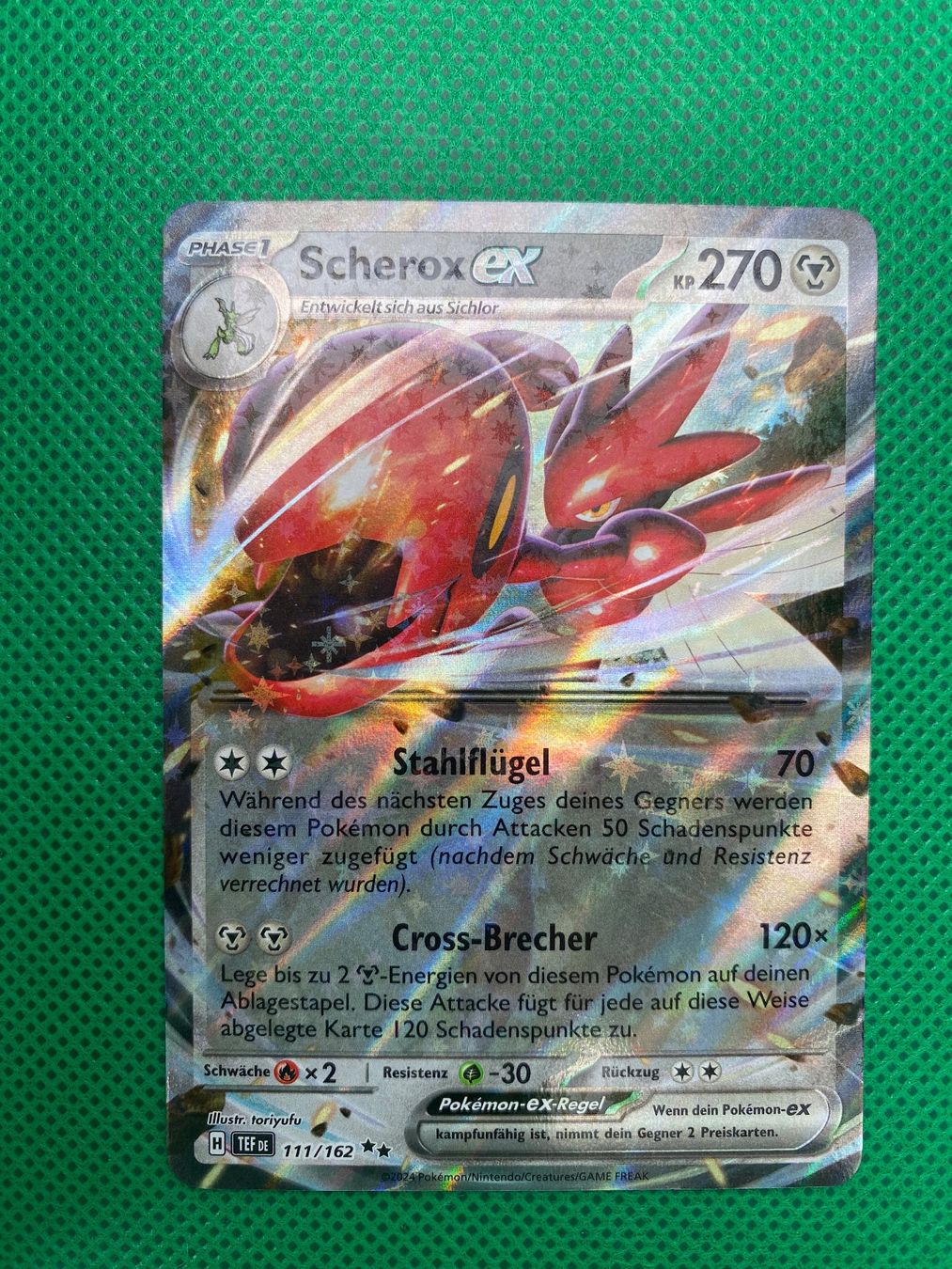 Pokémon Carte collezionabili: Scherox ex (TEF 111) – Usato da Wermatswil venduto da finest112