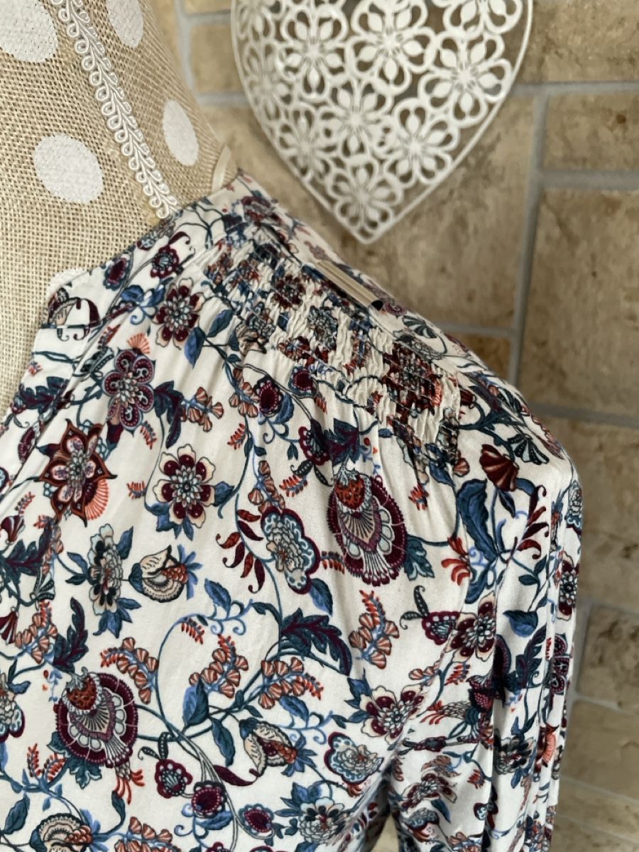 Esprit Camicette: Esprit Bluse, Grösse 36, Langarm, Blumenmuster, Top Zustand – Usato da Henggart venduto da Engelsi 3
