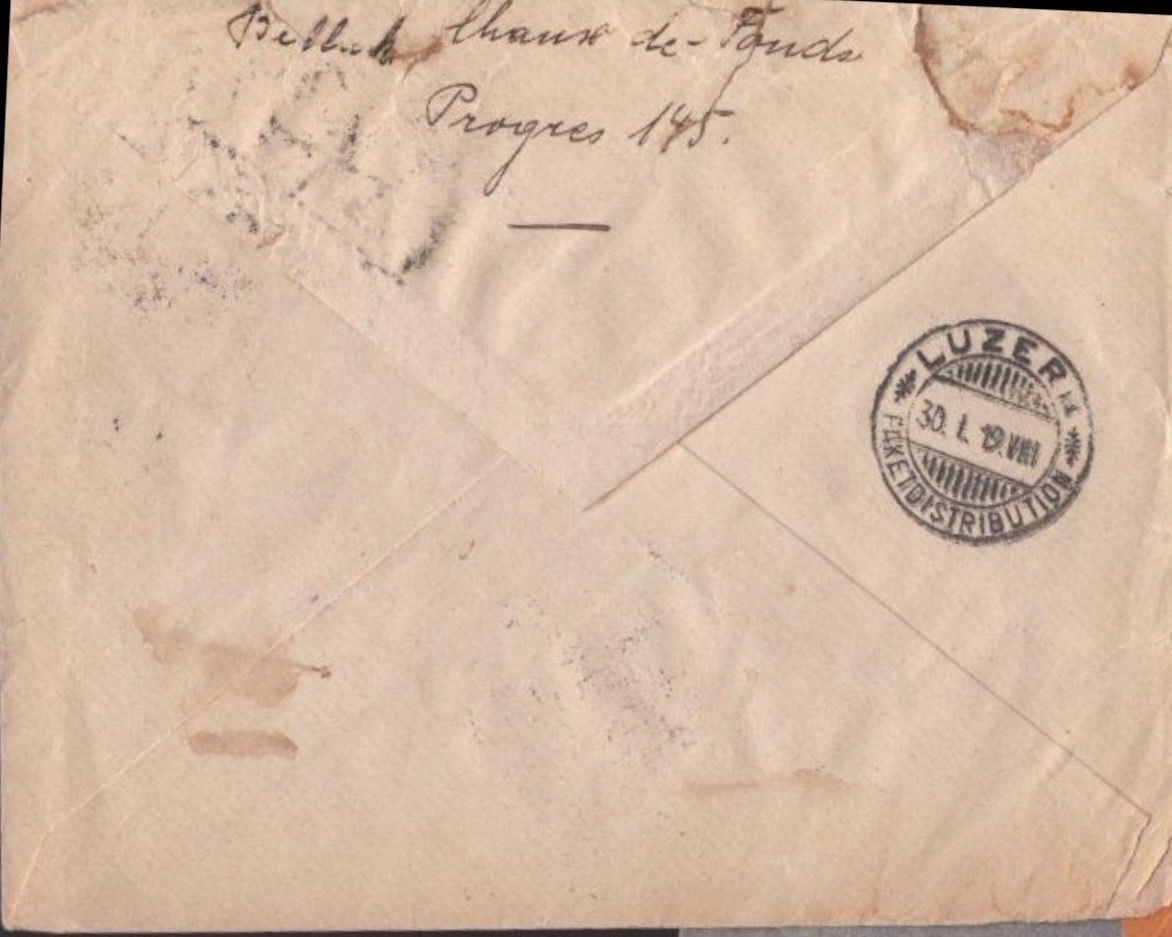Tutti i francobolli: Briefumschlag mit Stempel und Marke "Express" – Usato da birsfelden venduto da tim0444 1