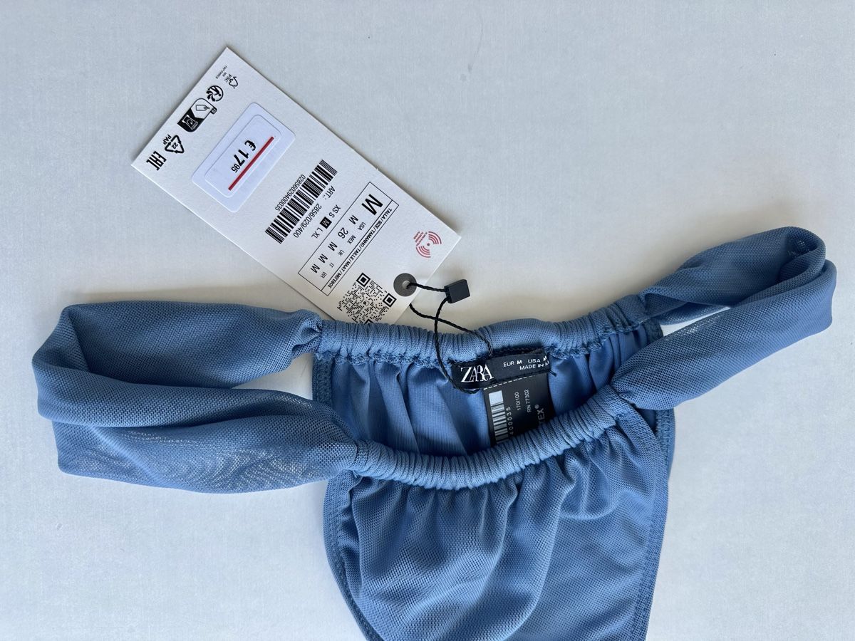Zara Costumi da bagno & Bikini: Neue hellblaue Bikini-Hose von Zara / Gr. M – Nuovo e nell'imballaggio originale da Bern venduto da Fraeuleinhonig 6