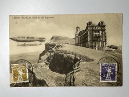Zeppelin, Rigi Kulm mit Zugersee Postkarte, top Sammlerstück