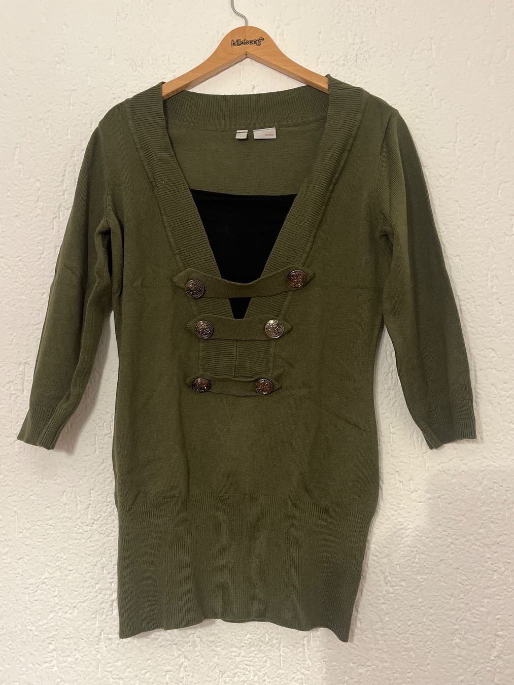 Maglioni & Felpe: Olive Strickkleid/Pulli Herbst/Winter, Grösse S Top Zustand – Usato da Oberegg venduto da MZ_DiesundDas