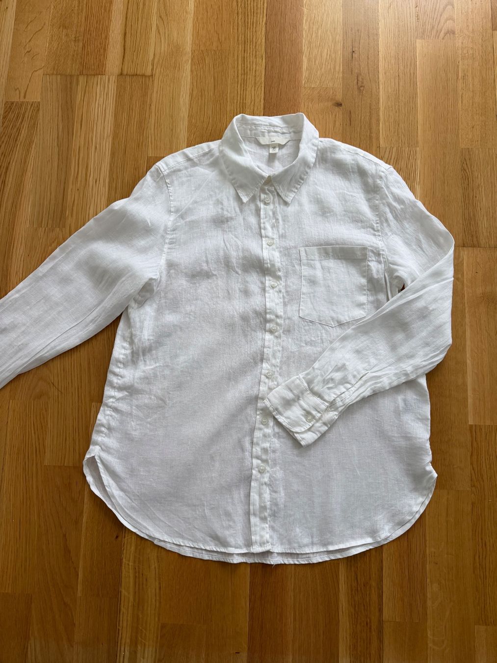 H&M Camicette: H&M Leinenhemd, weiss, Grösse S – Usato da Bern venduto da sar_56rd 1