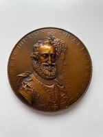 Antike Bronzemedaille – Heinrich IV. & Maria de’ Medici