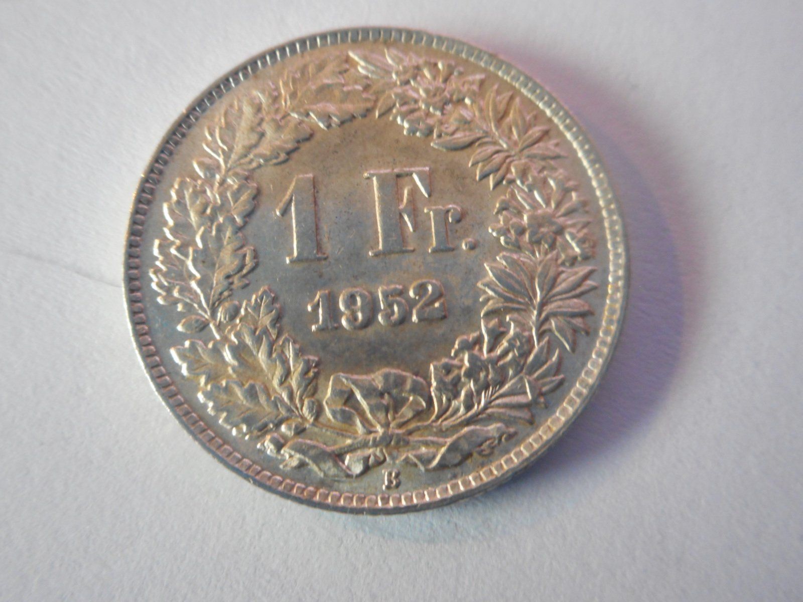 Tutti le monete: 1 Fr. 1952 silber  unz – Nuovo (secondo la descrizione) da Kriegstetten venduto da pizlad2010 1