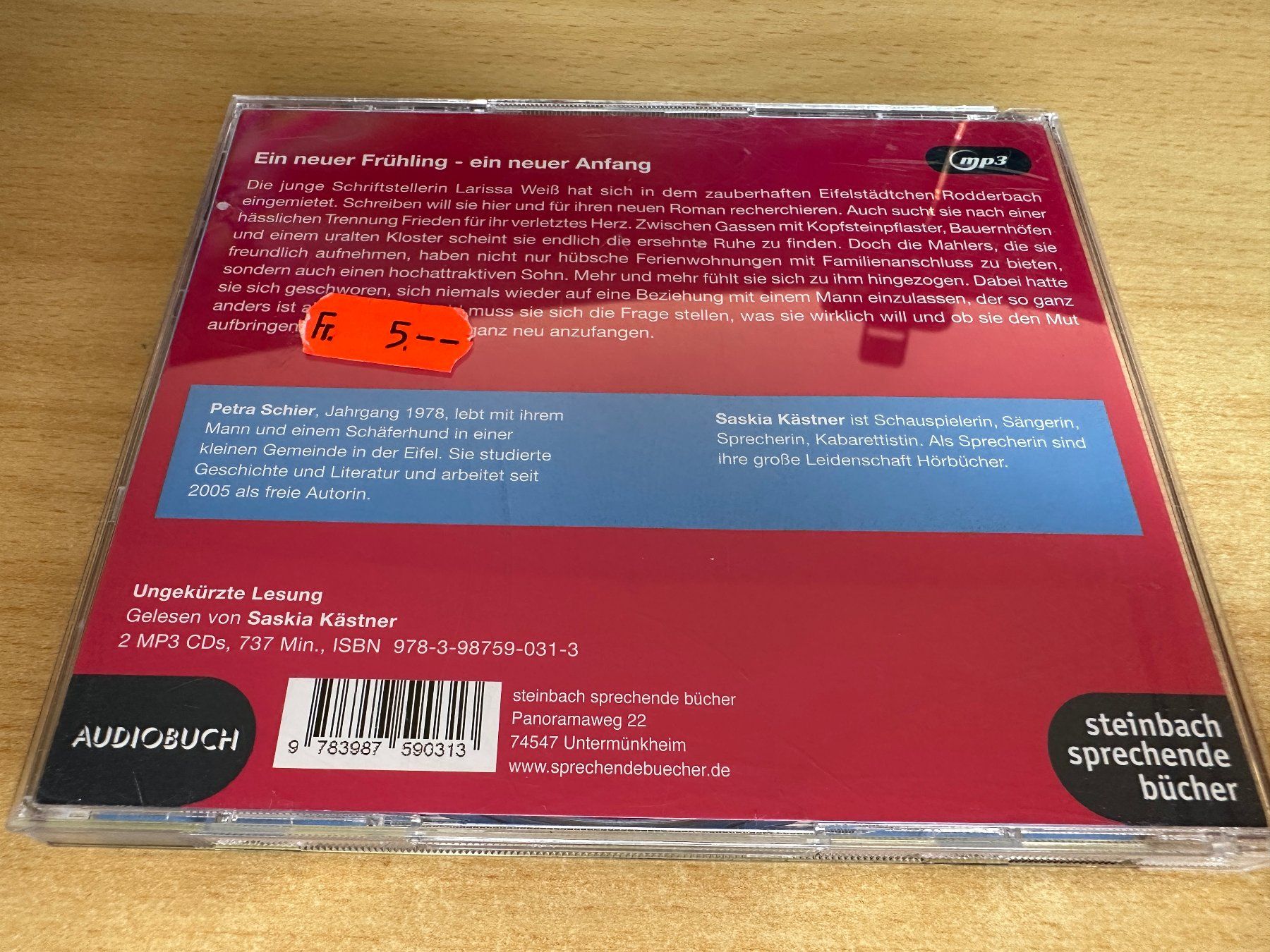 Audiolibri: C3 Petra Schier - Willkommen in Rodderbach – Usato da Rikon im Tösstal venduto da Alpenmutz 1