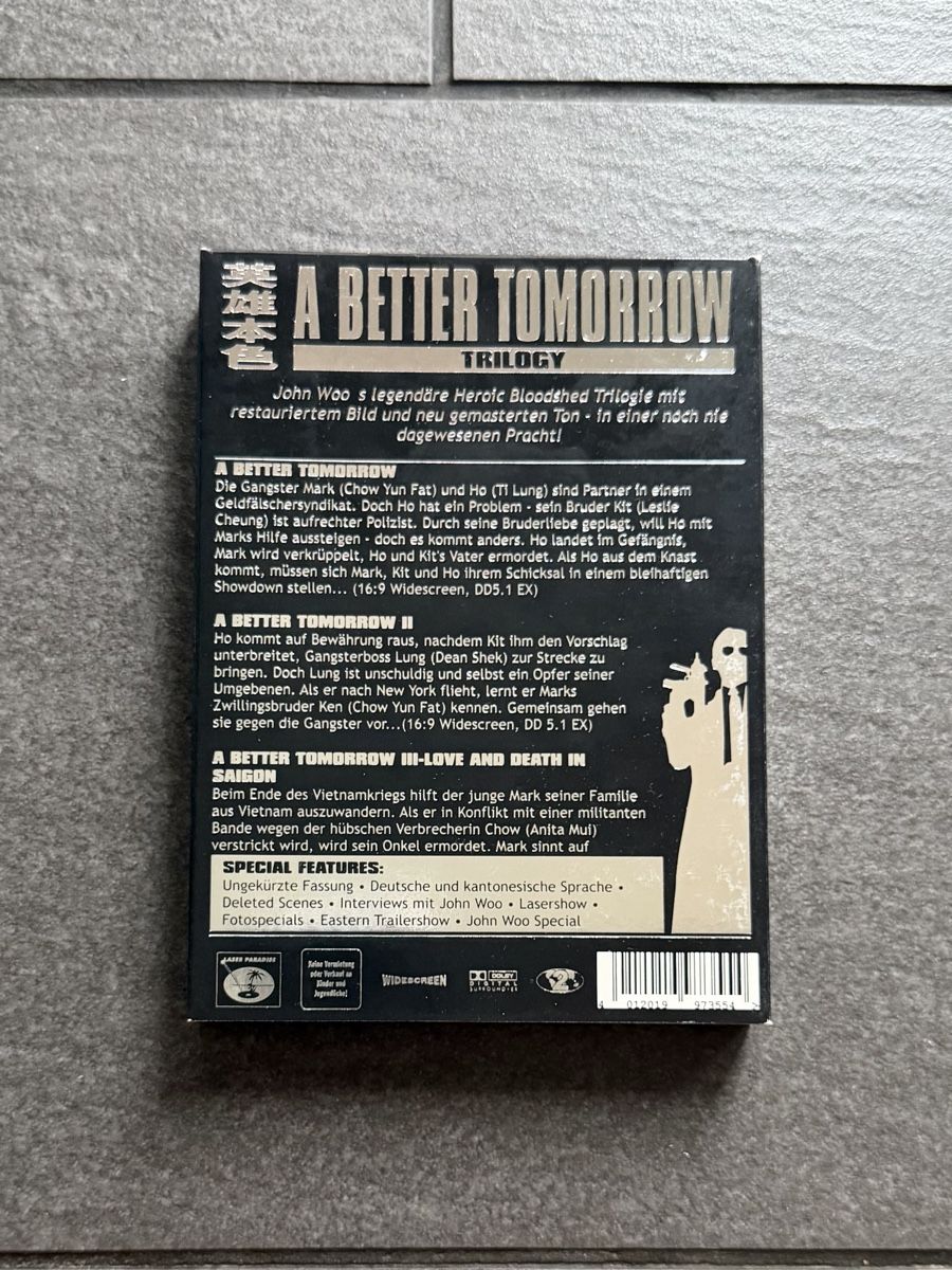 Alle DVDs: A Better Tomorrow Trilogie DVD – Gebraucht aus Zürich von cENS0R 4